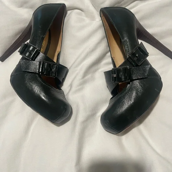 L.A.M.B. Gwen stefani stiletto heel leather Mary Jane shoes - Picture 8 of 9